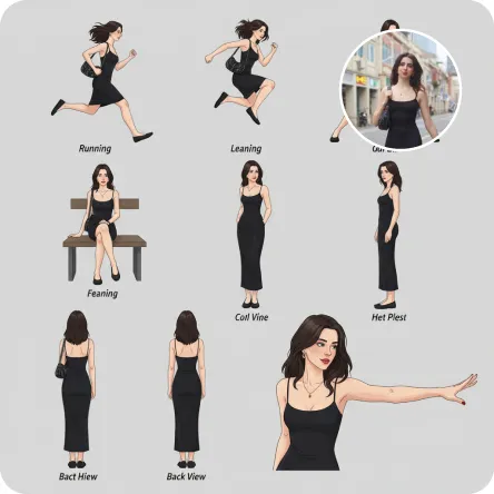 Character Pose Generation
